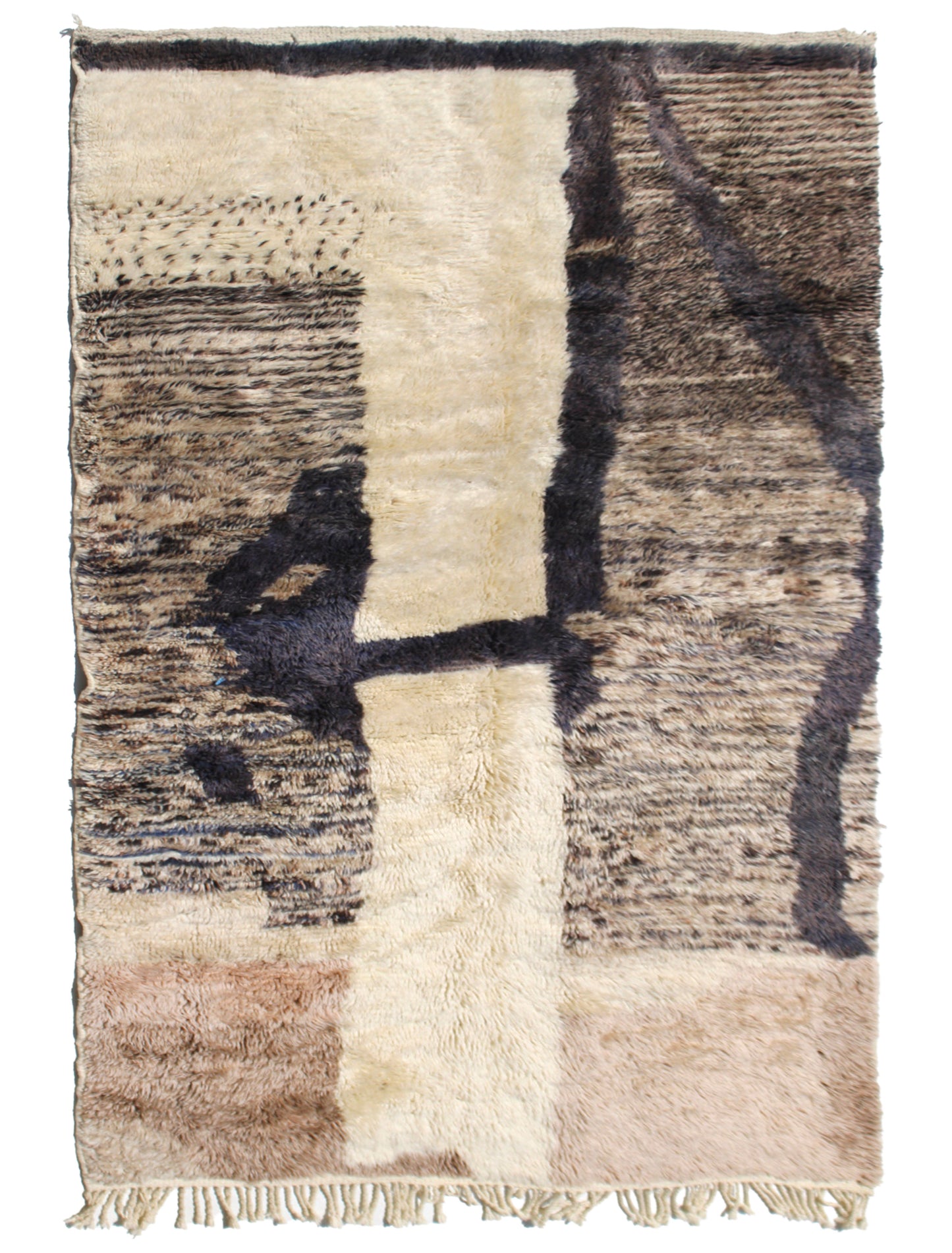Handmade Colorful Moroccan Azilal Rug – Traditional Amazigh Berber Rug