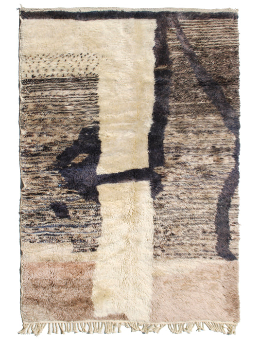 Handmade Colorful Moroccan Azilal Rug – Traditional Amazigh Berber Rug