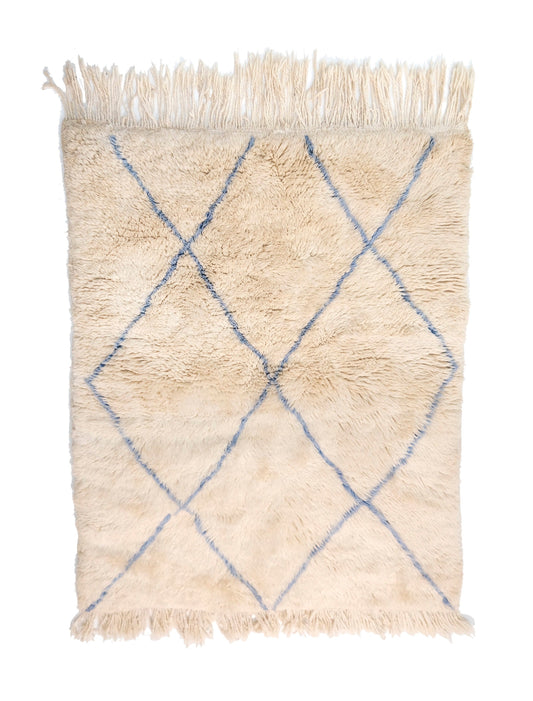 Authentic Beni Ourain Rug – Handmade Moroccan Berber Wool Rug**