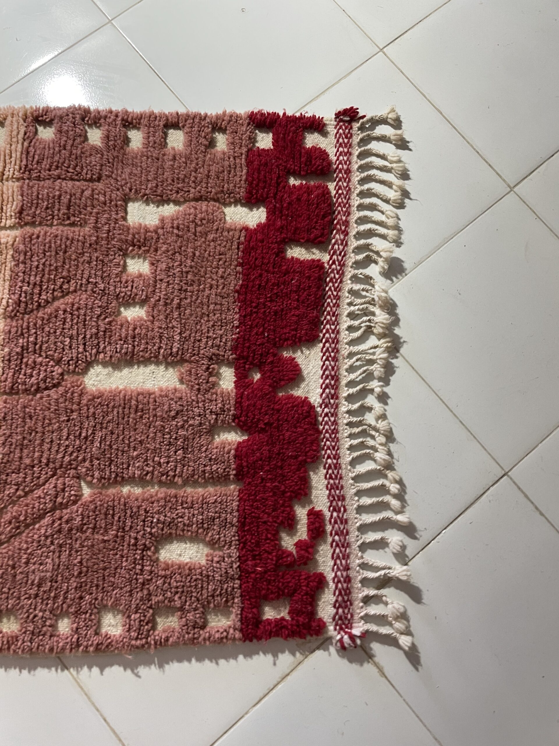 Colorful Moroccan Azilal Rug 150x100 cm – Handmade Wool Berber Carpet, Bohemian Tribal Art - Image 11