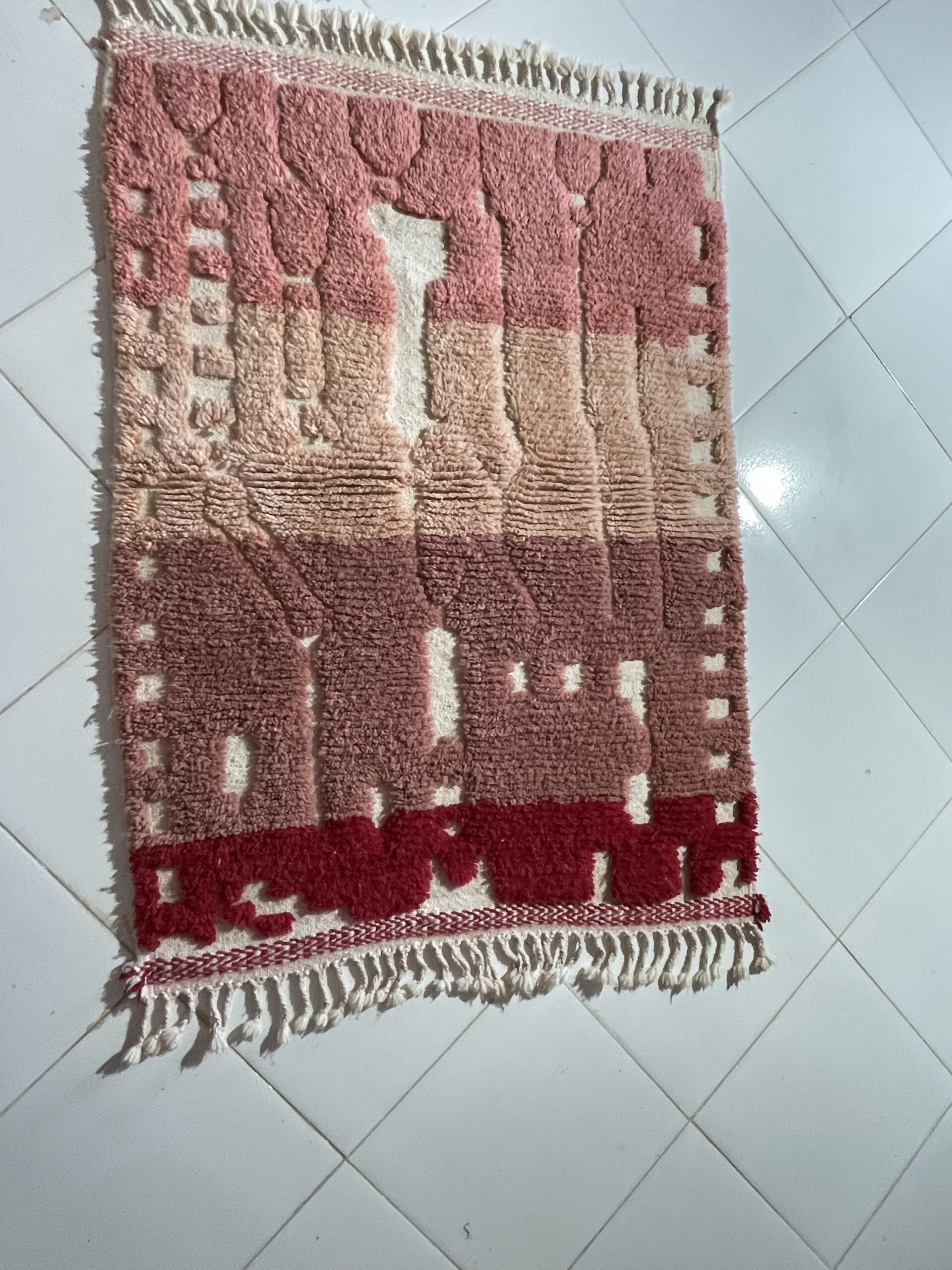 Colorful Moroccan Azilal Rug 150x100 cm – Handmade Wool Berber Carpet, Bohemian Tribal Art - Image 6