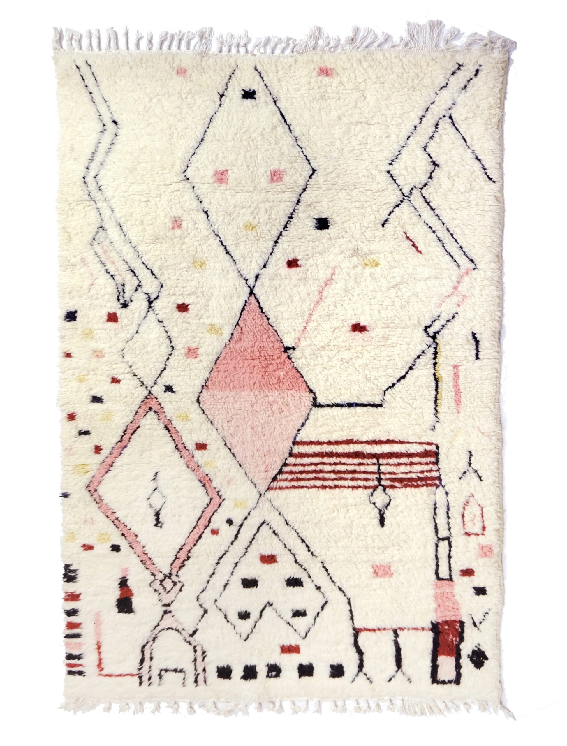 Handmade Moroccan Beni Ourain Rug – Custom Sizes Available