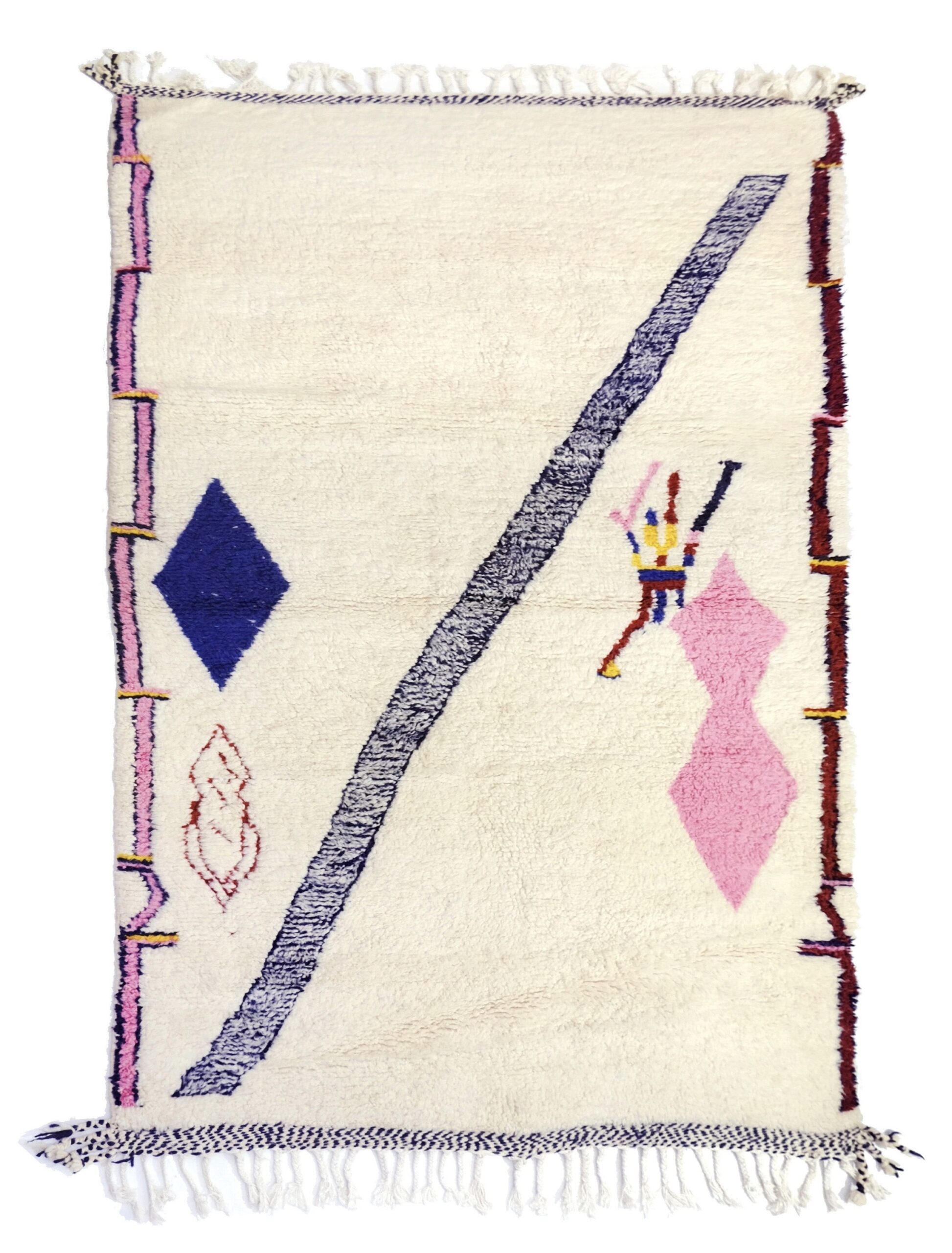 Handmade Moroccan Beni Ourain Rug – Custom Sizes Available