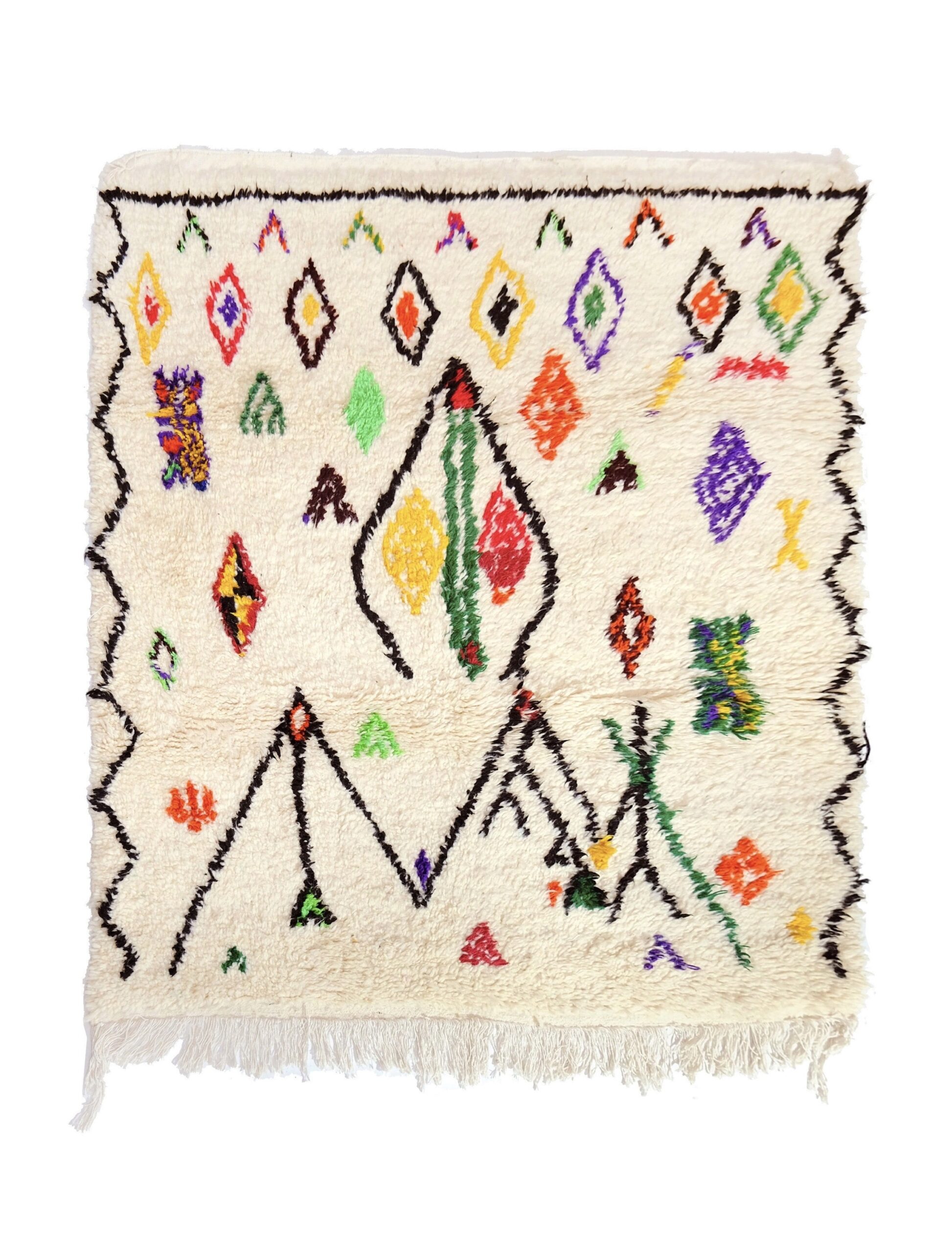 Handmade Moroccan Beni Ourain Rug – Custom Sizes Available