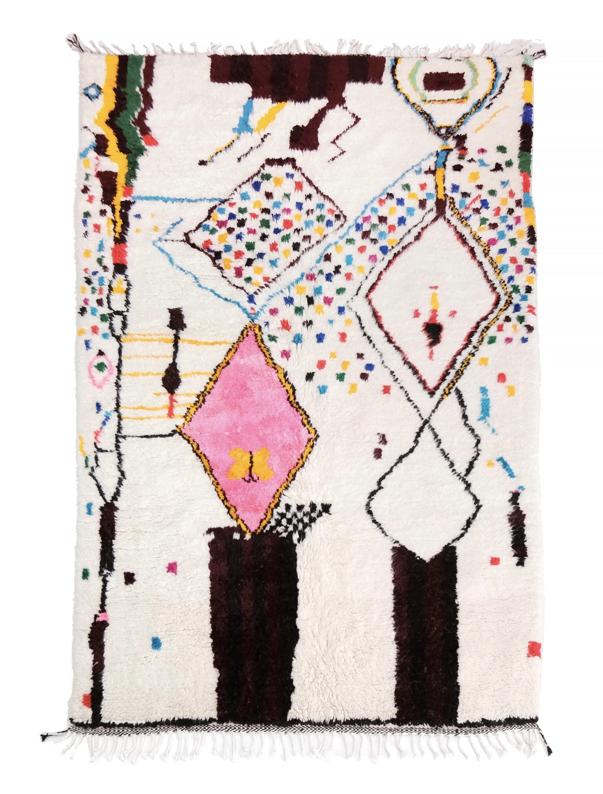 Handmade Moroccan Beni Ourain Rug – Custom Sizes Available