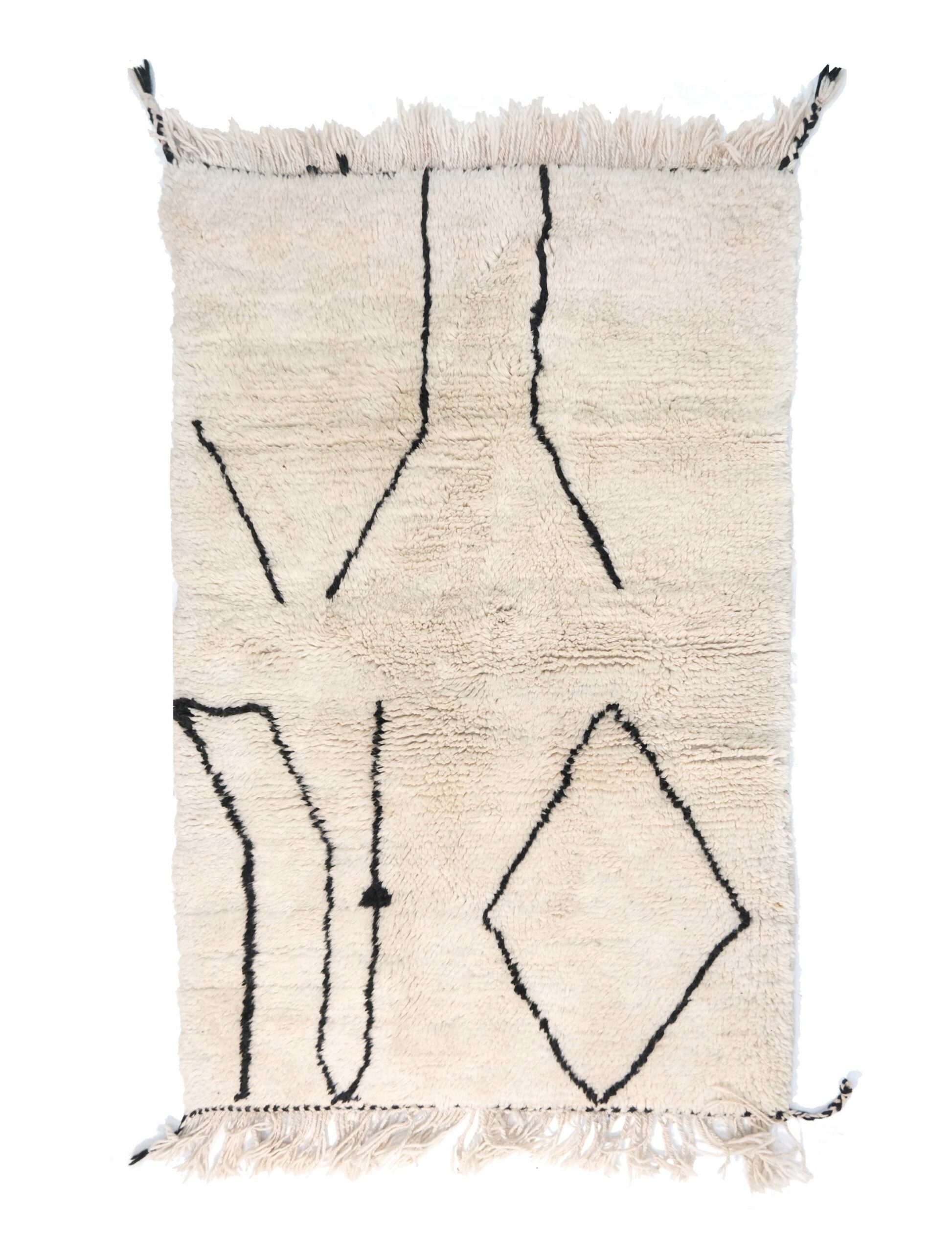 Handmade Moroccan Beni Ourain Rug – Custom Sizes Available