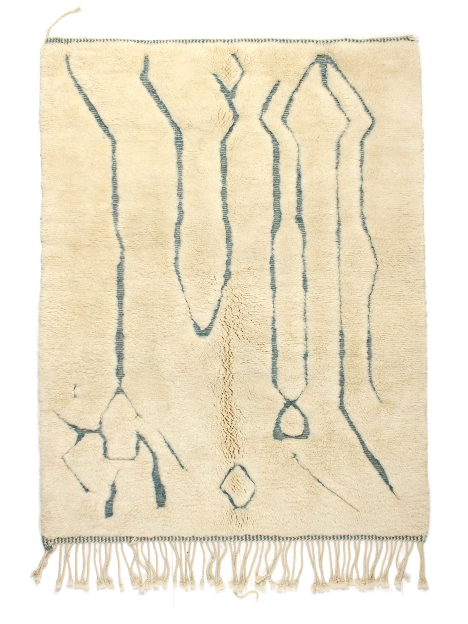 Handmade Moroccan Beni Ourain Rug – Custom Sizes Available