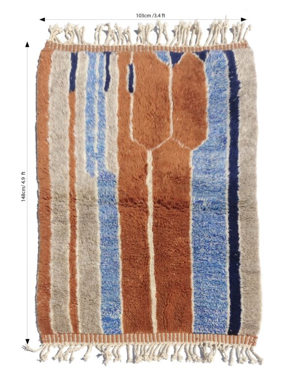 Handmade Moroccan Beni Ourain Rug – Custom Sizes Available