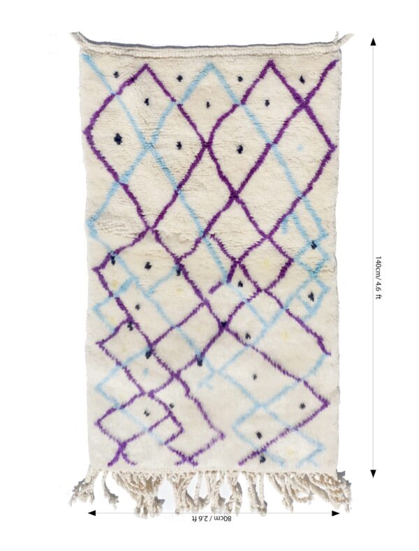Handmade Moroccan Beni Ourain Rug – Custom Sizes Available