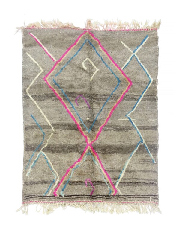 Handmade Moroccan Beni Ourain Rug – Custom Sizes Available