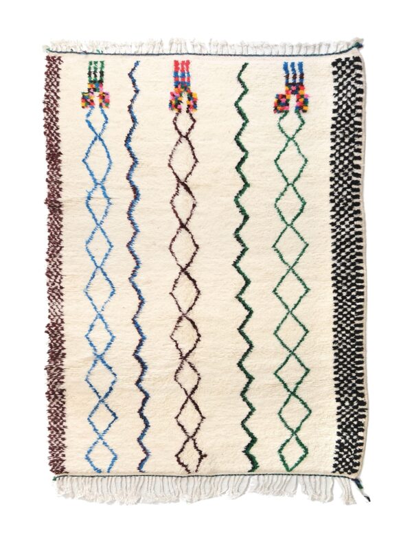 Handmade Moroccan Beni Ourain Rug – Custom Sizes Available