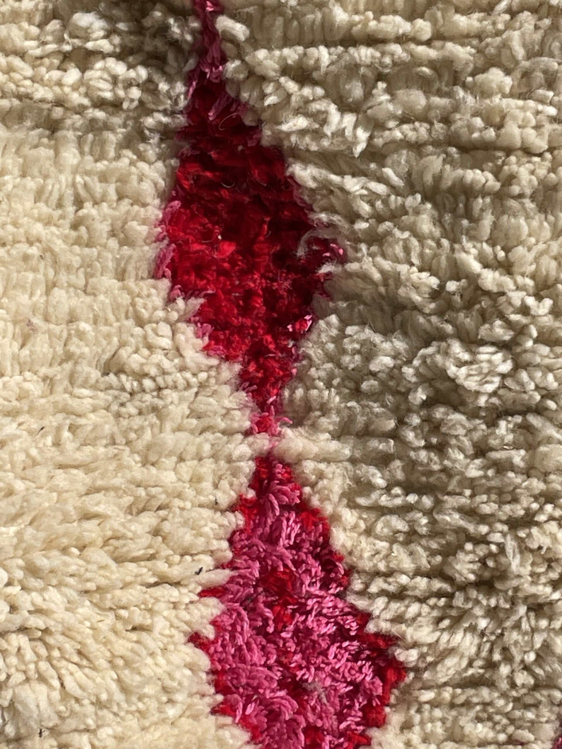 Azilal Moroccan Rug 240x150 cm | Hand-Knotted Berber Wool Rug | Authentic Atlas Mountain Weaving | Boho Tribal Moroccan Carpet | 7.9x4.9 ft - Image 11