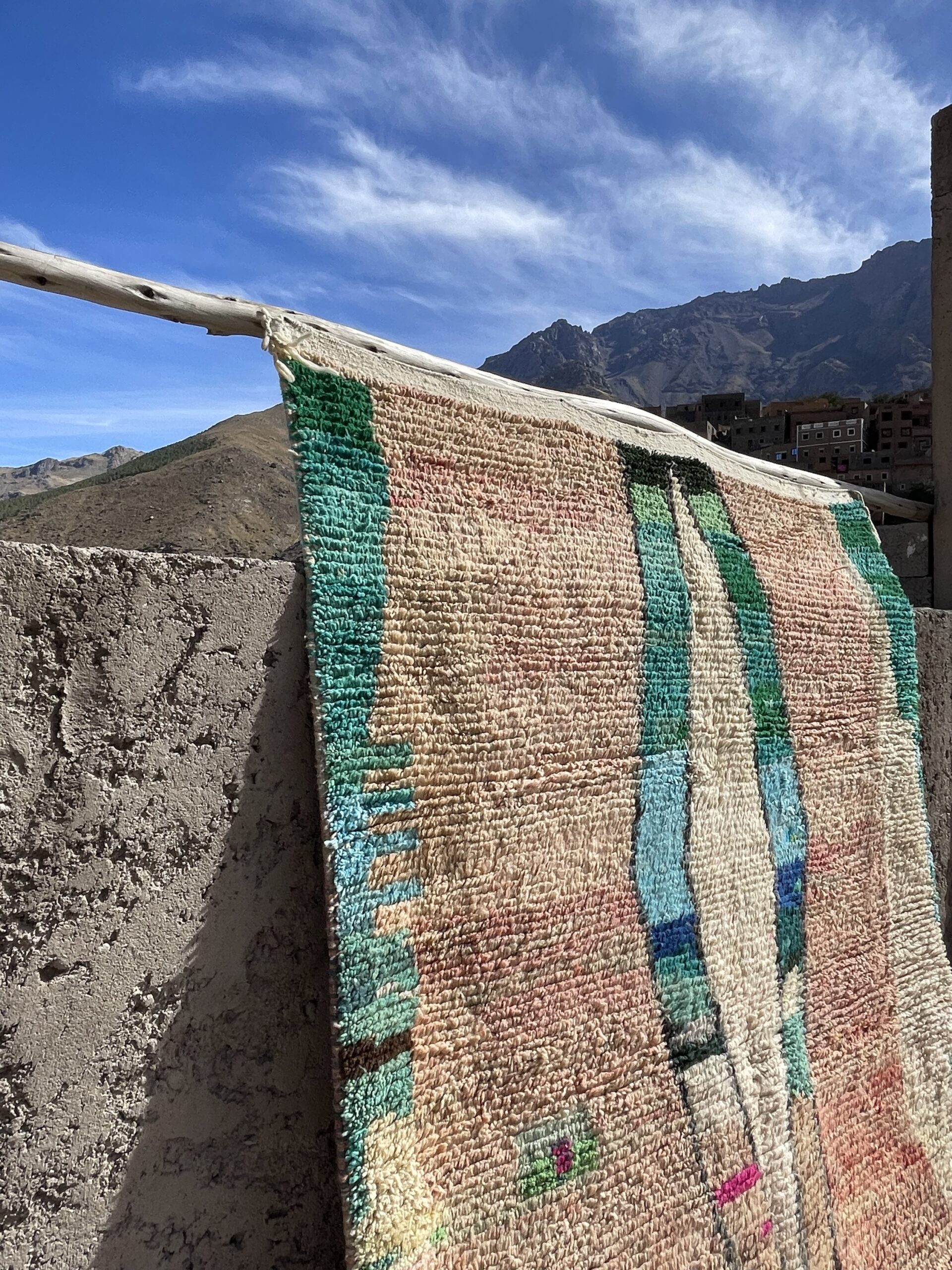 Moroccan Authentic Boujaad Rug – Handwoven 100% Wool Carpet from Morocco, Boujaad Berber Rug - Image 3