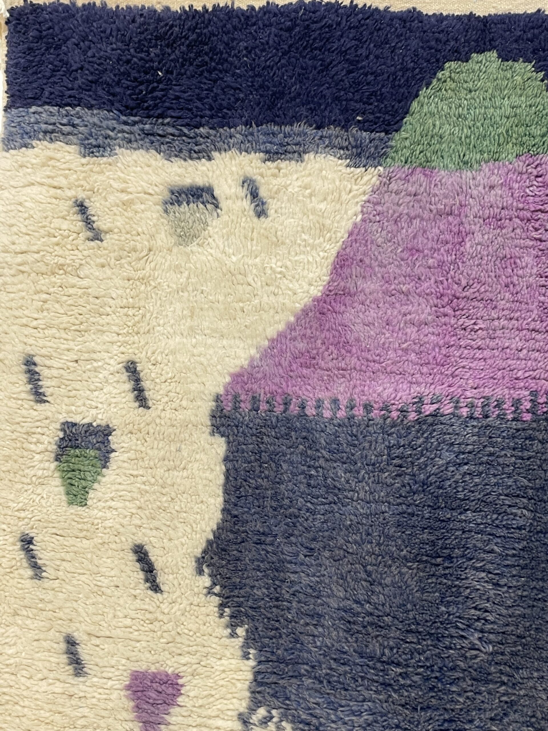 Authentic Beni Ourain Moroccan Rug – 190×130 cm (6.2 × 4.3 ft) – Handwoven Wool Berber Carpet - Image 11