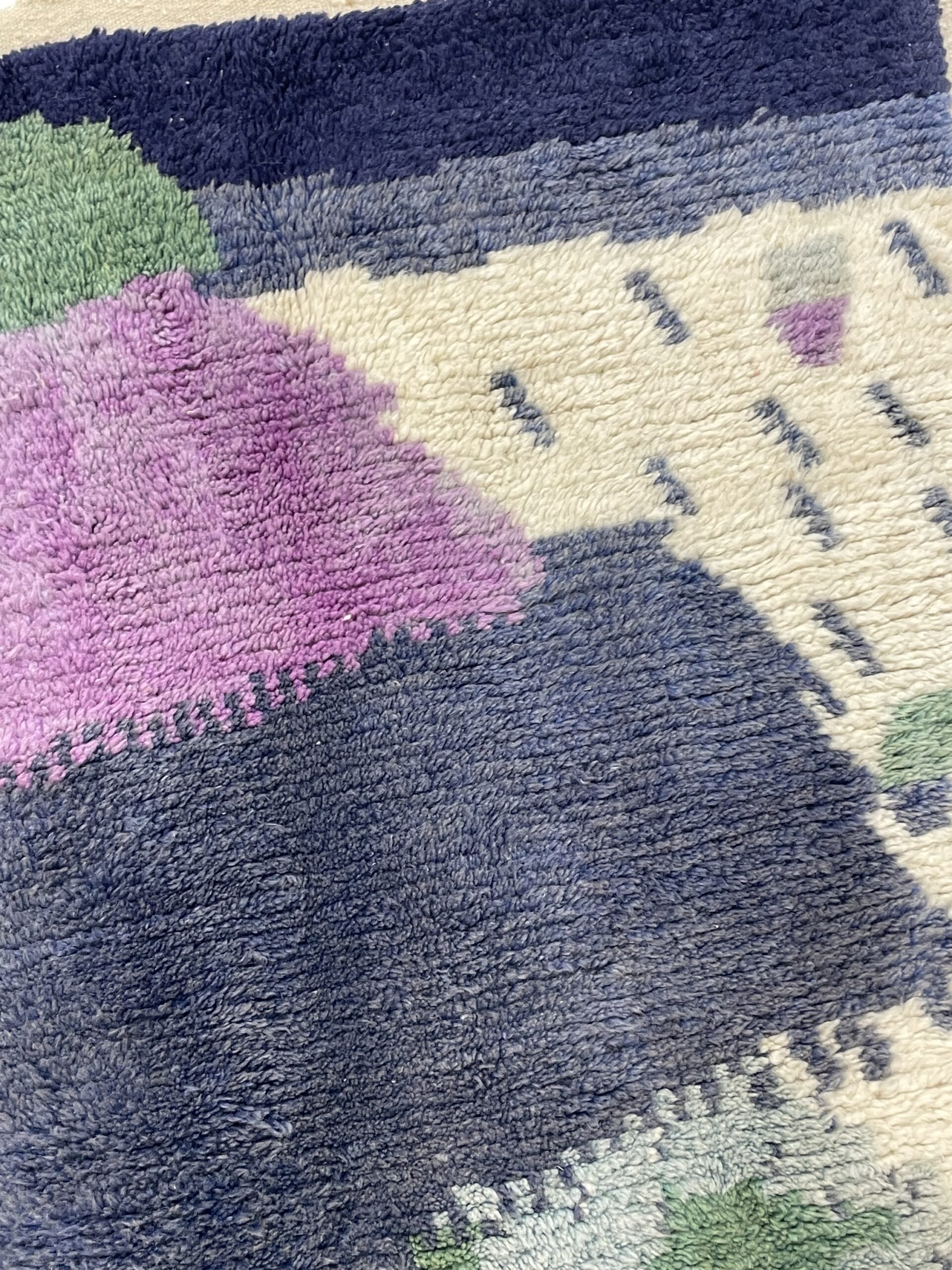 Authentic Beni Ourain Moroccan Rug – 190×130 cm (6.2 × 4.3 ft) – Handwoven Wool Berber Carpet - Image 6