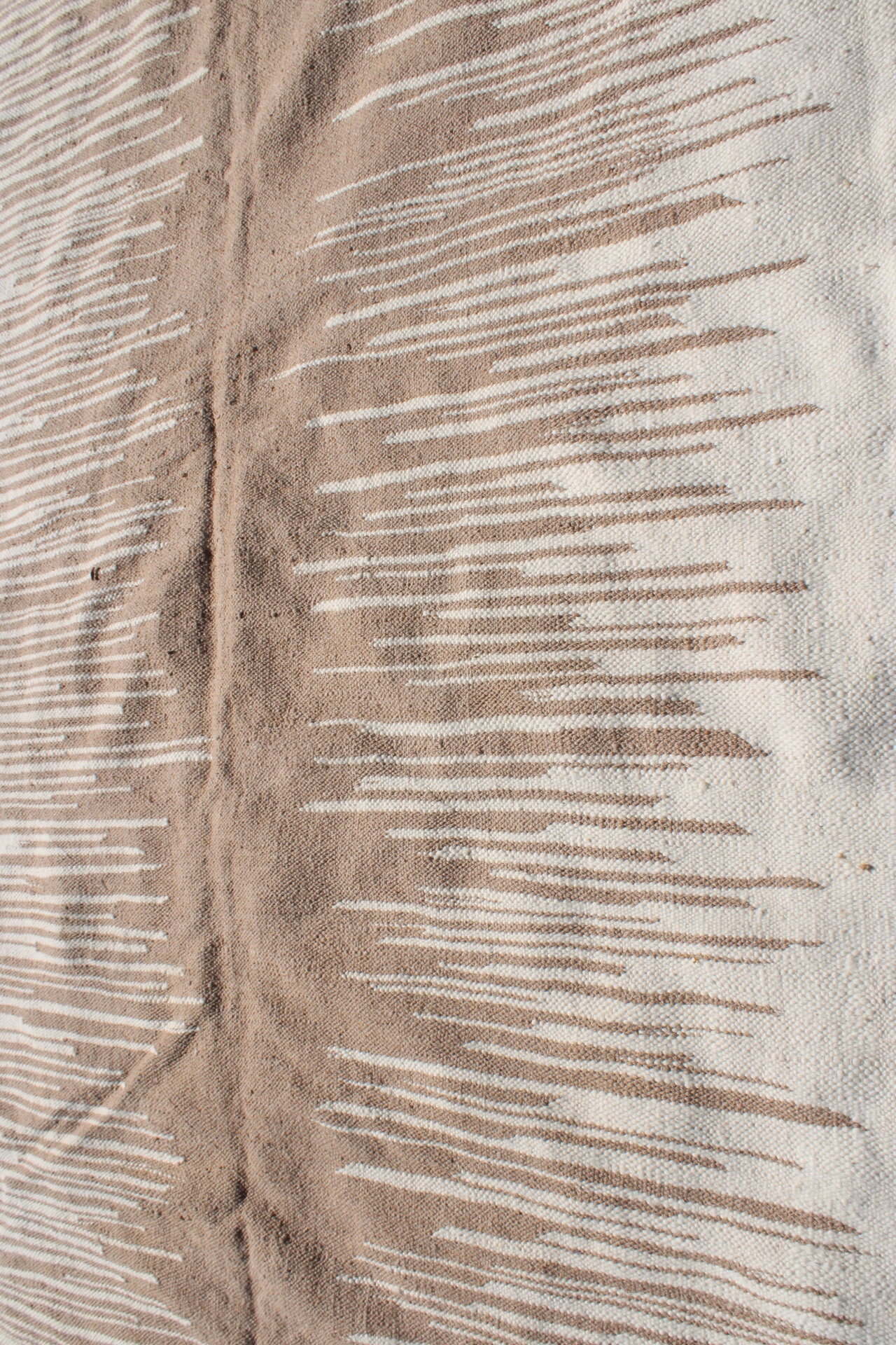 Handwoven Moroccan Berber Rug – 300×200 cm (9.8×6.5 ft) – Neutral Beige & Cream Wool Carpet - Image 7