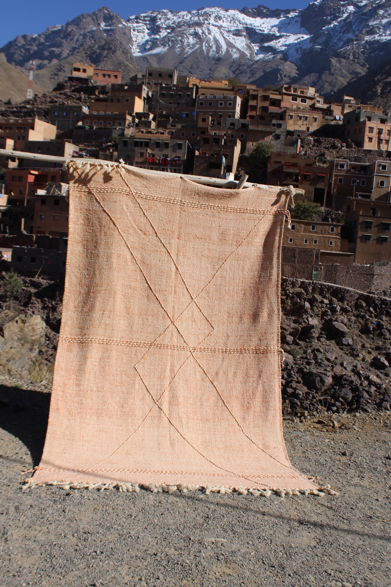 Zanafi Moroccan Carpet 300×200 cm (9.8×6.5 ft) – Authentic Handwoven Berber Wool Rug - Image 3