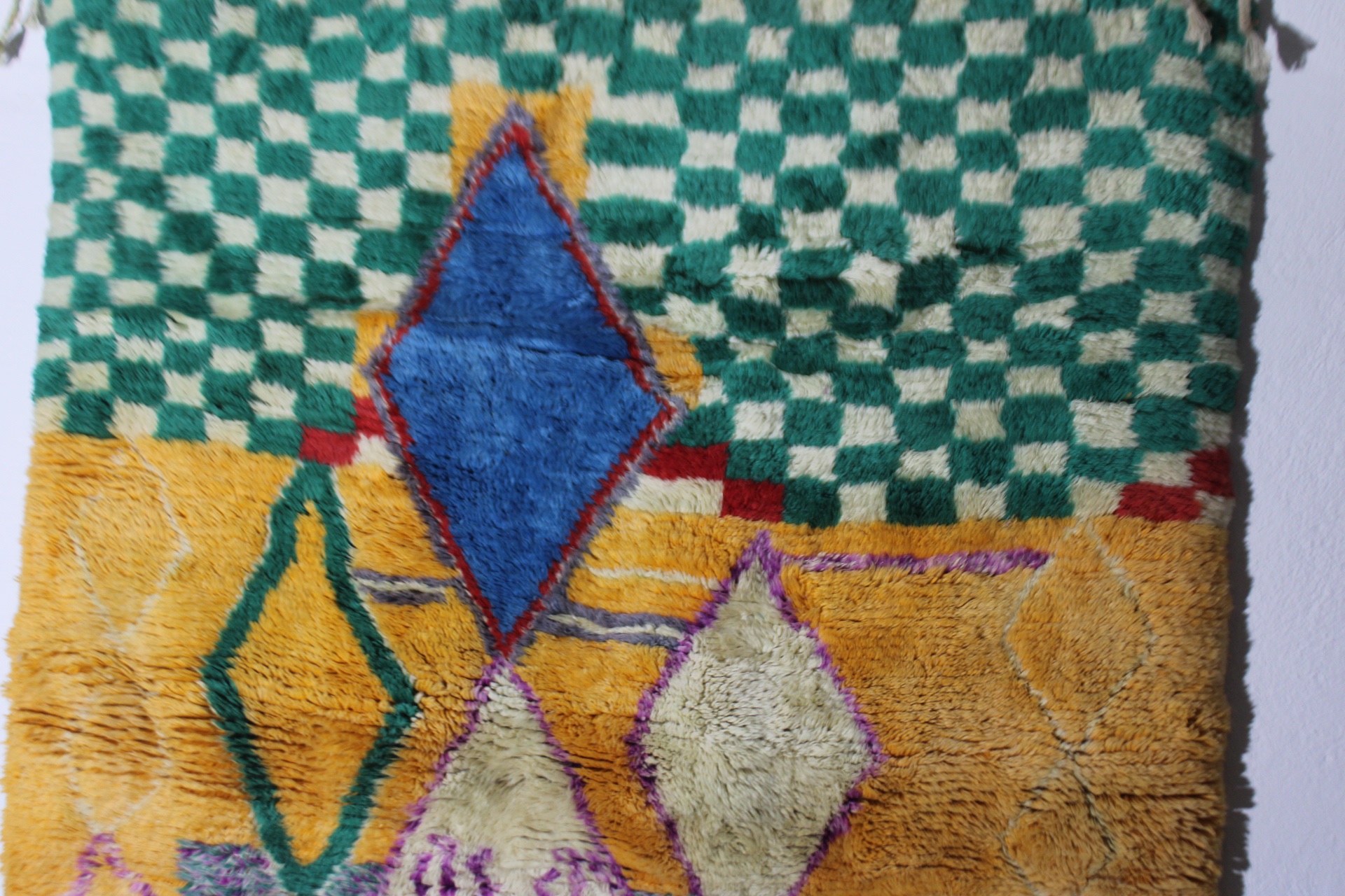 Azilal Handmade Moroccan Rug – 200x150 cm (6.5 ft x 5 ft) – Vintage Berber Wool Carpet - Image 17